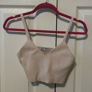 Small ZARA cropped top